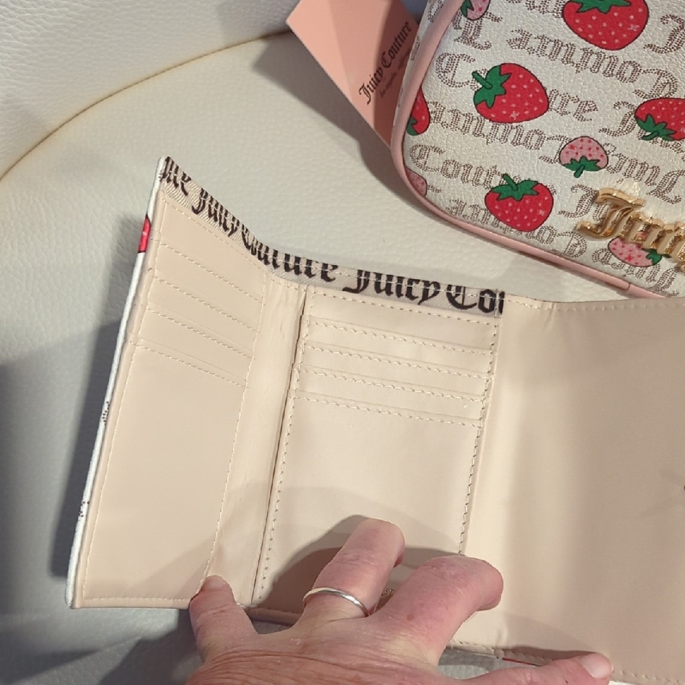 Juicy Couture Strawberry Print Crossbody Bag and Wallet - Picture 5 of 9